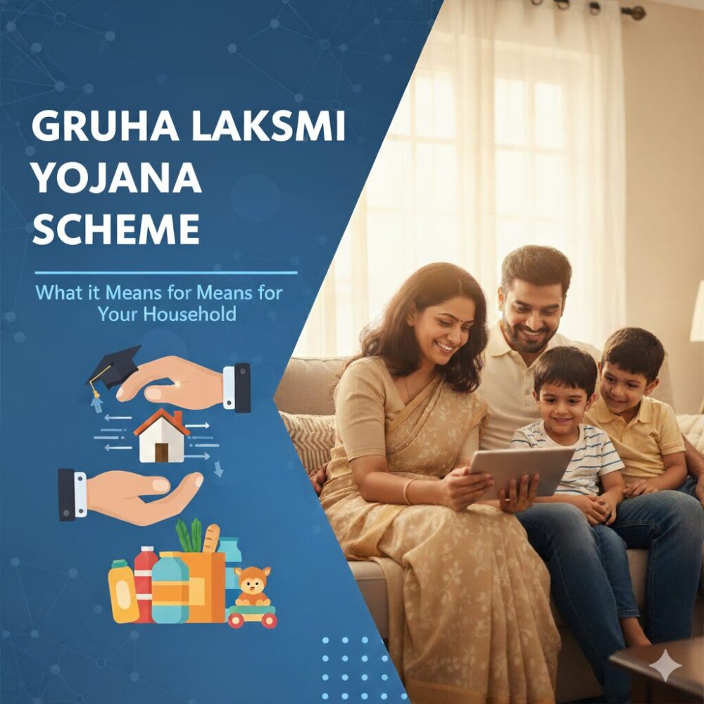 Gruha Lakshmi Yojana: पात्रता, रजिस्ट्रेशन, ऑनलाइन आवेदन और स्टेटस 2026